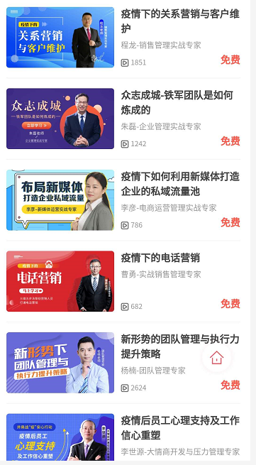 企業管理培訓費用課程